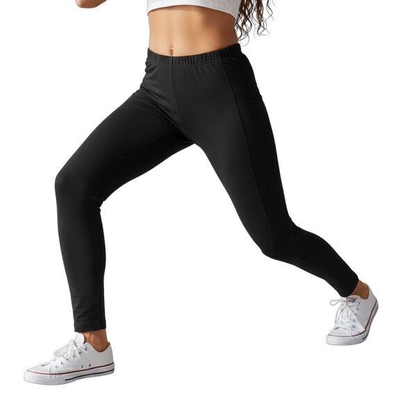 Universal Standard Roya Cropped Leggings Black Sand 4XS Cotton Modal Stretch - Picture 2 of 11